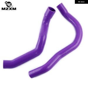 1991-2001 ジープ チェロキー XJ 4.0L シリコン ラジエーター ウォーターホース パイプ キット - Purple