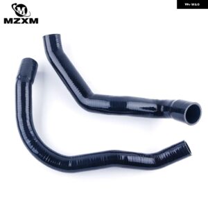 1991-2001 ジープ チェロキー XJ 4.0L シリコン ラジエーター ウォーターホース パイプ キット - black