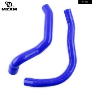 1991-2001 ジープ チェロキー XJ 4.0L シリコン ラジエーター ウォーターホース パイプ キット - Blue