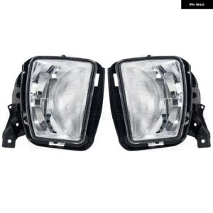 フロント バンパー フォグライト フォグランプ フォグライト アセンブリ ダッジ ラム 1500 2013 - 18 68104820AB 68104820AC - Clear-1Pair