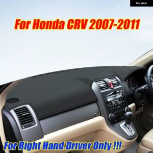 RHD レザー ダッシュボード カバー ダッシュ プロテクター パッド マット ホンダ CRV CR-V 2007-2011 - Right hand drive