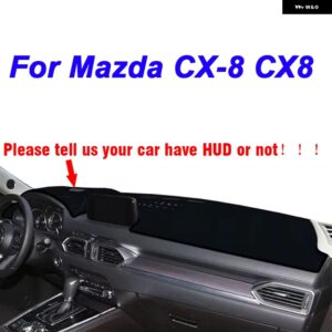 マツダ CX-8 CX8 滑り止め ダッシュボード カバー ダッシュマット ダッシュマット パッド 装飾 ブラック - Have HUD