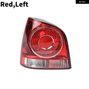 1/2個 車用リア バンパー テールライト VW P'OLO 9N 9N3 ハッチバック 2005-2010 - Red Left