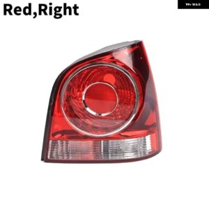 1/2個 車用リア バンパー テールライト VW P'OLO 9N 9N3 ハッチバック 2005-2010 - Red Right