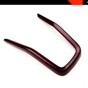 ギア シフト パネル フレーム トリム インテリア ストリップアクセサリー2024 スズキ スイフトZC ZD - Red carbon