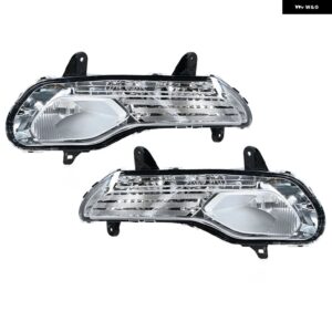 DRL ドライビングライト フォグランプ 12V 車用 フォグランプ ハロゲン フォード エスケープ クーガ 2013-2016 ヘッドライト ハロゲン フォグランプ - 1pair