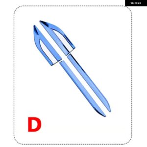 VW タオス 2021 2022 車用サイドリーフサイド 装飾 ラベル フレーム ステッカー カバー カーアクセサリー - D