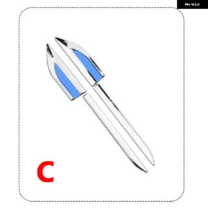 VW タオス 2021 2022 車用サイドリーフサイド 装飾 ラベル フレーム ステッカー カバー カーアクセサリー - c