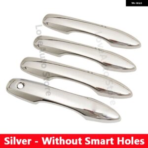 トヨタ カローラ 2019 - 22 車 ABS クローム ドアハンドル カバー ボディ 外装 装飾 アクセサリー カバー - with smart holes