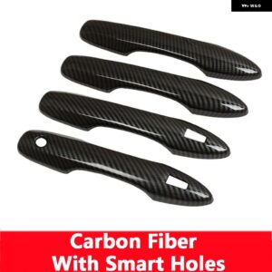 トヨタ カローラ 2019 - 22 車 ABS クローム ドアハンドル カバー ボディ 外装 装飾 アクセサリー カバー - With Smart Holes2
