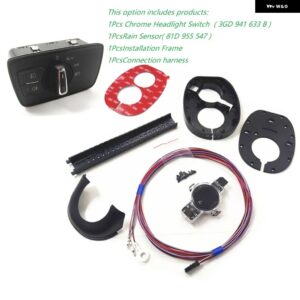 オート ヘッドライト フォグランプ マルチ コントロール スイッチ レインセンサー VW パサート B8 マゴタン 3GD941633B 3GD 941 633 B 81D955547 8U0955559 - Switch Sensor