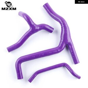 2009-2015 カワサキ KX450F KXF450 シリコン ラジエーター Yホース チューブ キット 2010 - 14 - Purple