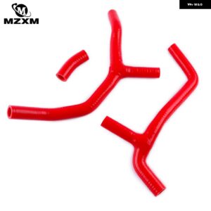 2009-2012 ホンダ CRF450R CRF 450 R シリコン ラジエーター クーラントホース チューブ キット 2010 2011 - Red