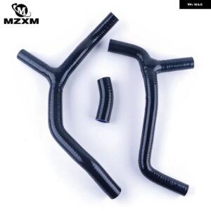 2009-2012 ホンダ CRF450R CRF 450 R シリコン ラジエーター クーラントホース チューブ キット 2010 2011 - black