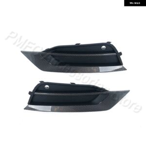 フォグランプ グリル フロント バンパー グリル ブラック カーボン スタイル ボルボ S90 V90 2016 - 19 31425447 31425446 - Carbon Style 1 Pair