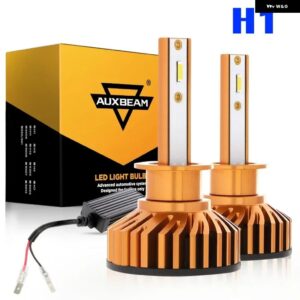 AUXBEAM10000LM 52W LED ヘッドライト バルブ 6500K クールホワイト 車用 フォグランプ バルブ ミニサイズ F2シリーズ - H1