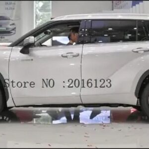 2020-2024年式 トヨタ ハイランダー用ホイールアーチ トリム バンパー リーフ トリム パネル 自動車ホイールアイブロウアンチインサーション - left 1 pcs3