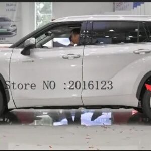 2020-2024年式 トヨタ ハイランダー用ホイールアーチ トリム バンパー リーフ トリム パネル 自動車ホイールアイブロウアンチインサーション - left 1 pcs