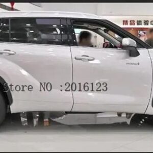 2020-2024年式 トヨタ ハイランダー用ホイールアーチ トリム バンパー リーフ トリム パネル 自動車ホイールアイブロウアンチインサーション - Right 1pcs