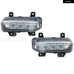 ダッジ ラム 1500 DT 2019-2020 LED カーフロント バンパー フォグランプ フォグライト 82215273AB ヘッドライト フォグライト カーアクセサリー - 1 Left and 1 Right
