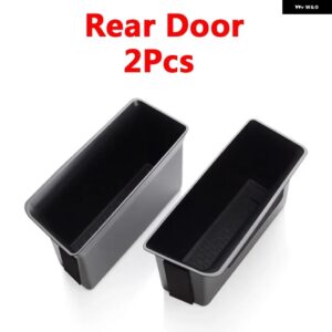 VW ゴルフ 8 MK8 2020 2021 2022 車用フロントドアインナー アームレスト ハンドルドア多機能 収納 ボックス アクセサリー - Rear Door 2PCS