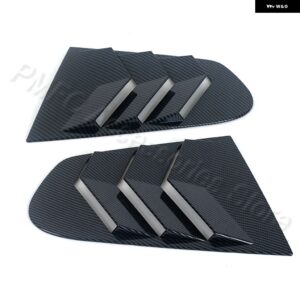 ベント カーボンサーフェス スタイル スポイラー 装飾 アクセサリー クォーターサイドウィンドウルーバースクープ VW シロッコ 2009-2018 - Carbon Pattern