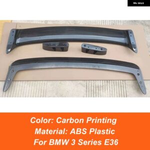 BMW 3シリーズ E36 M3 LTD スポイラー 1990 91 92 93 94 95 96 97 98 99 2000 4個 ABS プラスチック リア トランク リッド ブートスポイラー ウィング - Carbon Printing
