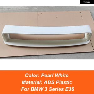 BMW 3シリーズ E36 M3 LTD スポイラー 1990 91 92 93 94 95 96 97 98 99 2000 4個 ABS プラスチック リア トランク リッド ブートスポイラー ウィング - Pearl White