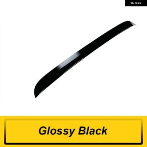 メルセデス ベンツ C クラス W205 C200 C260 C300 2015-2021 リアルーフウィンドウ トランク リッド カースポイラー ウィング ABS - Glossy Black