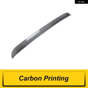 メルセデス ベンツ C クラス W205 C200 C260 C300 2015-2021 リアルーフウィンドウ トランク リッド カースポイラー ウィング ABS - Carbon Printing