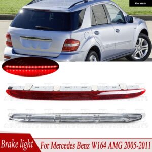 3RD サード ブレーキライト メルセデス ベンツ W164 ML クラス ML320 ML350 ML500 ML550 ML63 AMG 2005-2011 ストップランプ 1648201056 - Black Shell