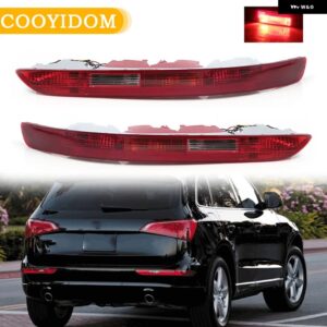 アウディ Q5 2009 2010 2012 2013 2014-2016 リア バンパー ライト カー テールライト 電球 付き アンダーテールランプカバー 8R0945095 8R0945096 - Left and Right