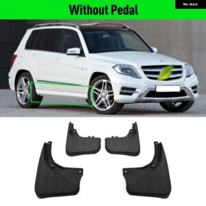 メルセデス ベンツ GLK クラス 2009 - 15 マッド フラップ スプラッシュガード マッドガード カーアクセサリー - without pedal