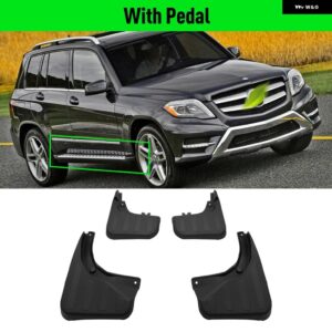 メルセデス ベンツ GLK クラス 2009 - 15 マッド フラップ スプラッシュガード マッドガード カーアクセサリー - With PEDAL