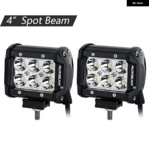 CLASSIC-SMシリーズ 4インチ デュアルロウ LEDポッドライト ワイヤー ハーネス 付き スポットフラッドビーム 6000K ホワイト トラック 車 SUV ボート - Spot Light