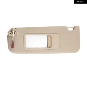 フロントサンバイザー BMW 3 X1シリーズ E84 E90 E90N E91 E91N サンバイザー カバー ミラー 付き カーアクセサリー 51167252007 51167252008 - Left Beige