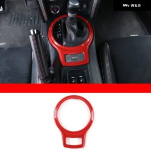 トヨタ 86 GT 2012-20 ABS レッド カー ギア シフト カップ ホルダー エアコン ステッカー スバル BRZ ZC6 2012-2020 カーアクセサリー - 4