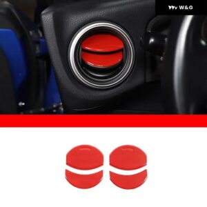 トヨタ 86 GT 2012-20 ABS レッド カー ギア シフト カップ ホルダー エアコン ステッカー スバル BRZ ZC6 2012-2020 カーアクセサリー - 8