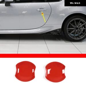 トヨタ 86 GT 2012-20 ABS レッド カー ギア シフト カップ ホルダー エアコン ステッカー スバル BRZ ZC6 2012-2020 カーアクセサリー - 13