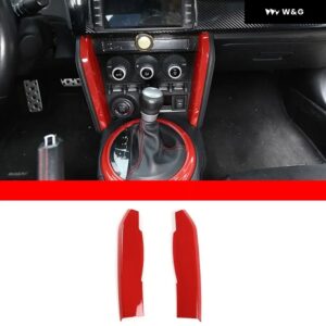 トヨタ 86 GT 2012-20 ABS レッド カー ギア シフト カップ ホルダー エアコン ステッカー スバル BRZ ZC6 2012-2020 カーアクセサリー - 3