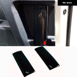 トヨタ ノア ヴォクシー 90系 2021-2022年式 ブラック ベーキングペイント インナードアウィンドウ ボタン ACベント アウトレット リアドレンカップ フレー - 2PCS