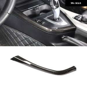 BMW 1 2シリーズ F20 F21 F22 F23 2012-2018 ABS カー ギア シフト サイドLシェイプストリップ パネル トリム 自動車 内装アクセサリー LHD - ABS Carbon Style