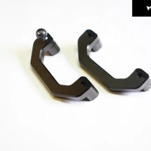 ルーフハンドル トヨタ ランドクルーザー LC76 Aピラー ハンドル 合金 携帯電話 ホルダー 内装 ドアハンドル カスタム - black