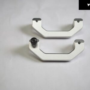 ルーフハンドル トヨタ ランドクルーザー LC76 Aピラー ハンドル 合金 携帯電話 ホルダー 内装 ドアハンドル カスタム - Silver