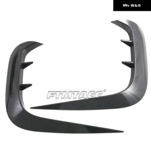 ABSカーボン フォード マスタング2024 2025フロント フォグランプ アイブロウ燃料 フィラー ドアハンドル ドアボウルブレーキ テールライト カバー - Red