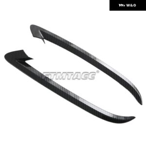 ABSカーボン フォード マスタング2024 2025フロント フォグランプ アイブロウ燃料 フィラー ドアハンドル ドアボウルブレーキ テールライト カバー - Blue