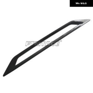 ABSカーボン フォード マスタング2024 2025フロント フォグランプ アイブロウ燃料 フィラー ドアハンドル ドアボウルブレーキ テールライト カバー - Green