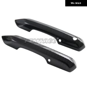 ABSカーボン フォード マスタング2024 2025フロント フォグランプ アイブロウ燃料 フィラー ドアハンドル ドアボウルブレーキ テールライト カバー - Lavender