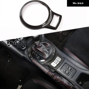カーボン 車内センター コンソール ギア シフター フレーム カバー 装飾 トリム トヨタ 86 2012-2020 スバル BRZ 2012-2020 - Dry Carbon