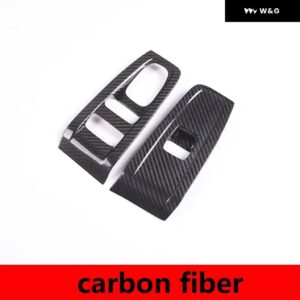 カーボン 車ドアパワーウィンドウリフトスイッチ フレーム トリム トヨタ GR86 スバル BRZ 2022-2025 装飾 カバー アクセサリー - Dry Carbon